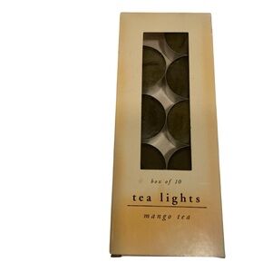 Rare Pier 1 imports Mango tea set of 9 tea lights